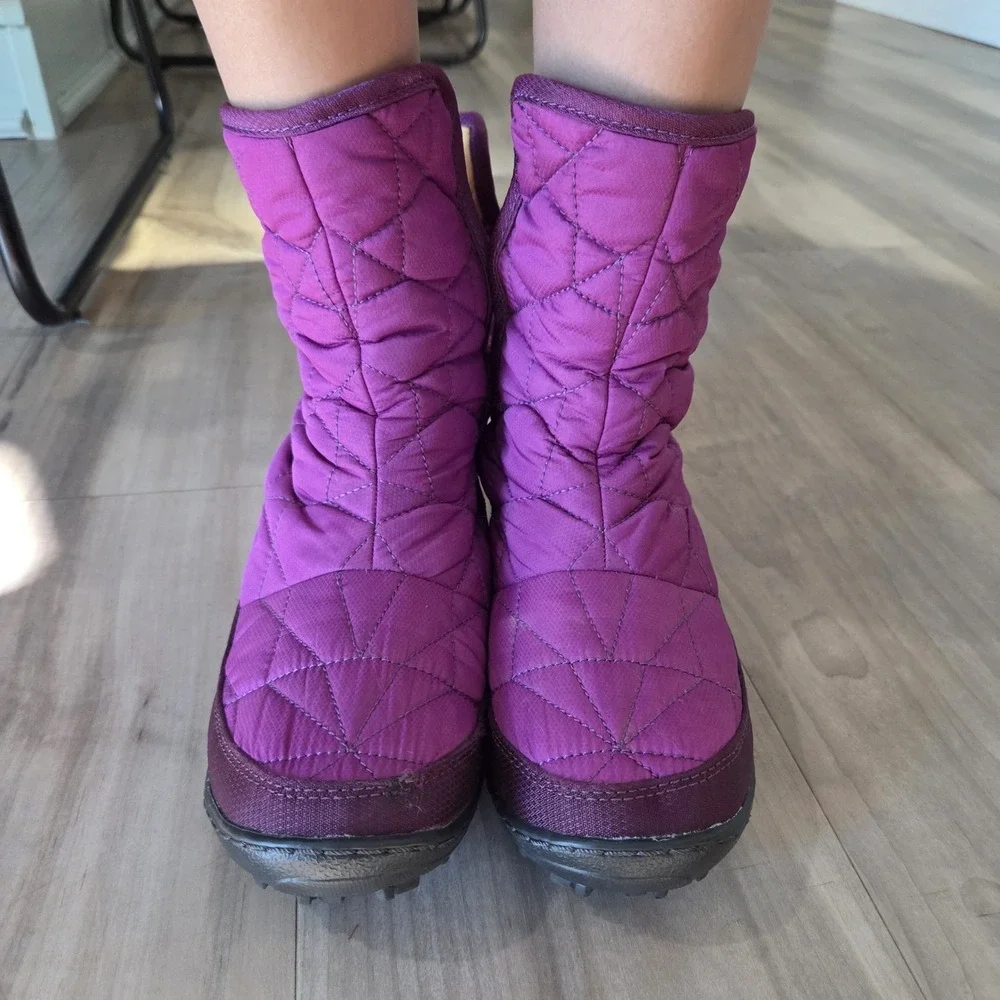Columbia Girls Omni‎ Tech Waterproof Fleece Lined Winter Boot Size 4
